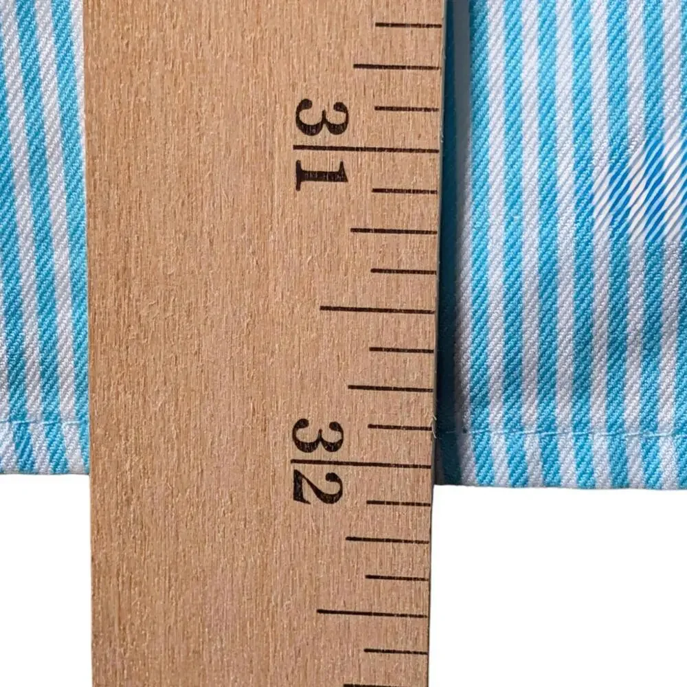 Banana Republic Shirt Mens XL Blue Stripe Slim Fit Non Iron‎ Dress Button Down